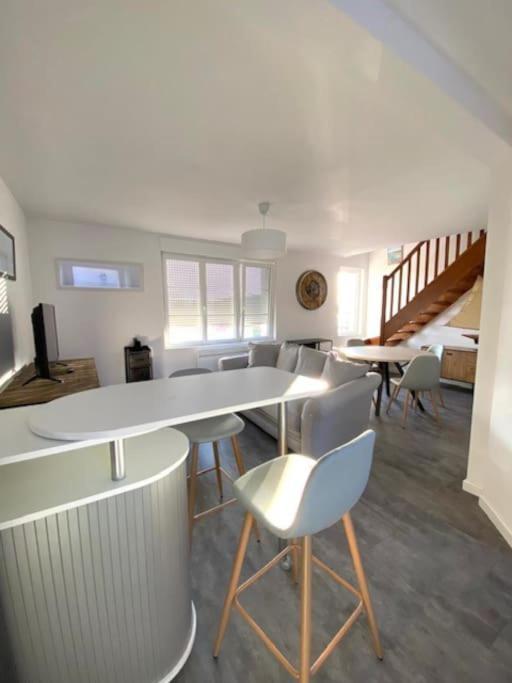 דירות Étaples La Capitainerie Beau Duplex Face Port De Plaisance מראה חיצוני תמונה