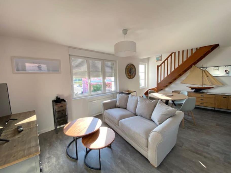 דירות Étaples La Capitainerie Beau Duplex Face Port De Plaisance מראה חיצוני תמונה